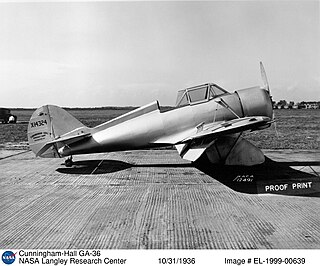 <span class="mw-page-title-main">Cunningham-Hall GA-21M</span> American 1936 military training aircraft