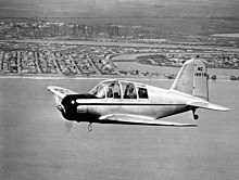 The prototype Harlow PC-5A trainer during flight testing Harlow PC-5A.jpg