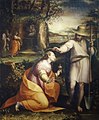 Christ appears to Mary Magdalen. Noli me tangere, 1581 – Uffizi, Florence