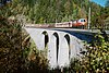 A Mariazell Railway train on the Saugrabenviadukt in 2003