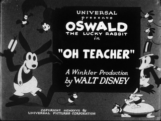 <i>Oh Teacher</i> (film) 1927 film directed by Walt Disney