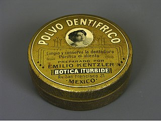 <span class="mw-page-title-main">Dentifrice</span> Agent used to clean and polish teeth