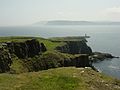 Rue Point en el sur de Rathlin, mirando hacia Fair Head