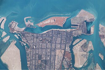 Abu Dhabi dal satellite.