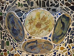 Mosaïque de la Casa Batlló.