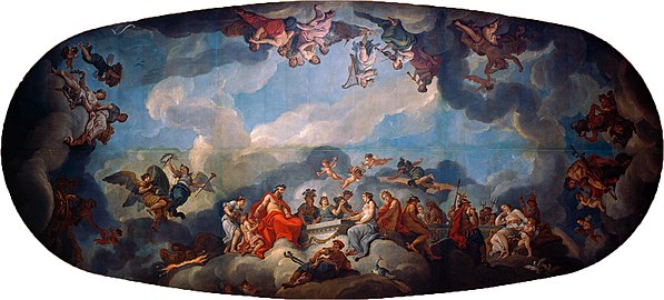 The Induction of Ganymede in Olympus (1768) by van Loo