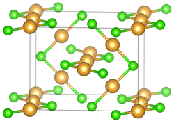 Image illustrative de l’article Chlorure d'or(I)