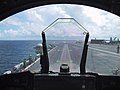 F/A-18 cockpit view