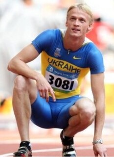 Ihor Bodrov Ukrainian sprinter