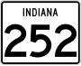 State Road 252 marker