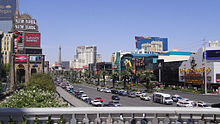 Las Vegas Strip south, Tropicana ave.jpg