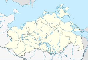 新施特雷利茨在梅克伦堡-前波美拉尼亚州的位置