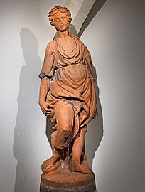 Jeune Femme drapée à l'antique, terre cuite, Montauban, musée Ingres-Bourdelle.