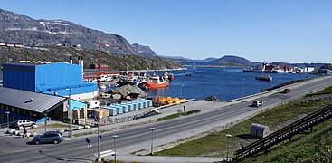 The port of Nuuk.