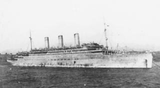 SS <i>Justicia</i> Large First World War troop ship, sunk in 1918