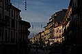 Saluzzo - street sunset