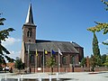 Dorpsplein met Sint-Lambertuskerk.