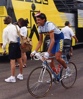 Tijdens de Ronde van Frankrijk 1993