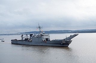 USS <i>Saginaw</i> (LST-1188) Newport-class tank landing ship