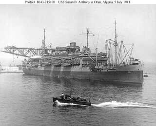 USS <i>Susan B. Anthony</i> Troop ship of WW2 sunk off Normandy