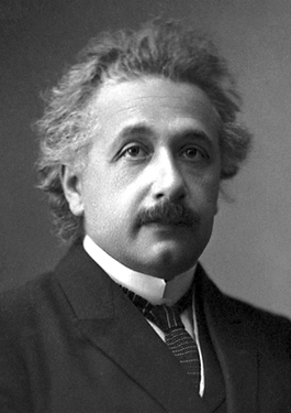 Retrat oficial d'Einstein el 1921 després de rebre el premi Nobel de física