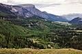 Northwest aspect viewed from North Clear Creek Falls overlook