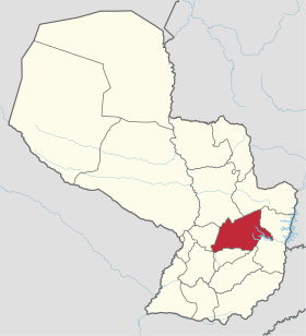 Localisation de Département de Caaguazú