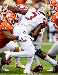 Akers with Florida State in 2019 Cam Akers.jpg