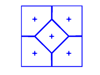 <span class="mw-page-title-main">Centroidal Voronoi tessellation</span> Voronoi tessellation where the generating point of each Voronoi cell is also its centroid