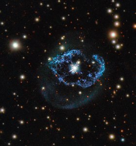 An unusual type of Planetary Nebula