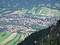 Lenggries seen from Mt. Brauneck