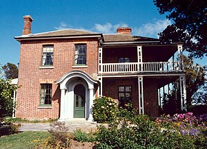 Massey Homestead, the former residence of William Massey prime minister of New Zealand and notable resident of Māngere