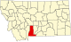 State map highlighting Park County