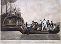 28 avril 1789 - Mutinerie de la Bounty au cours de l'expédition britannique de l'arbre à pain de 1787. Le navire quitte l'Europe le 23 décembre 1787.