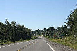 Photograph of the road sign