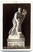 Picture of a Hellenistic sculpture representing Niobe by Giorgio Sommer Sommer, Giorgio (1834-1914) - n. 2990 - Niobe madre - Firenze.jpg