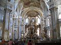 Vierzehnheiligen Basilikaren barrualdea