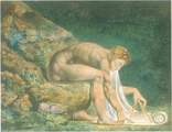 Newton, en el lloc de Déu com a geòmetra, c. 1800