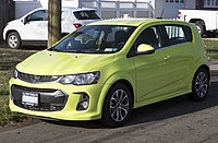 2019 Chevrolet Sonic Hatchback RS (facelift, US)