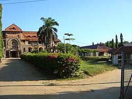 The German built cliff block at the Bombo Hospital.