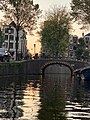 Brug 19, gezien naar de Herengracht. Oktober 2020