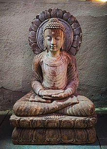 Buddha statue carved out of stone. Buddhashilpa.jpg