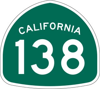 <span class="mw-page-title-main">California State Route 138</span> Highway in California