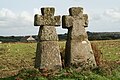 Les deux croix de Kerhoaden.