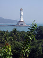 Avalokitesvara Statue in the sea