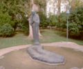 Junipero Serra Monument at the capitol grounds in Sacramento, California