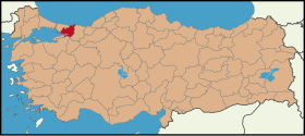 Localisation de Kocaeli (province)