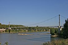 Le passage sur la Garonne.