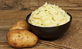 <span class="mw-page-title-main">Mashed potato</span> Potato dish