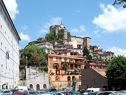 View of Subiaco, Lazio